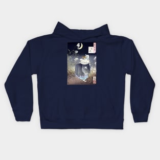 Japanese Fox Kids Hoodie